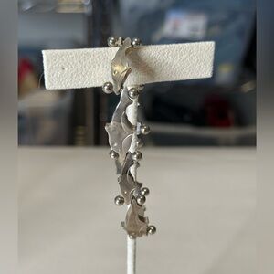 HEAVY SOLID STERLING SILVER DOLPHIN BRACELET! GREAT DETAIL